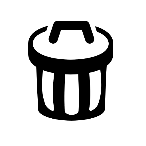 Trash Bin (Raphael) Free Open-Source SVG Icon (Raphael)