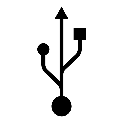 USB Connector Free Open-Source SVG Icon (Raphael)