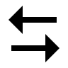 Left and Right Arrow (Filled) Free Open-Source SVG Icon