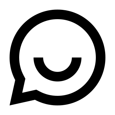 Chat with Smile (2 Line) Free Open-Source SVG Icon (Remix Icon)