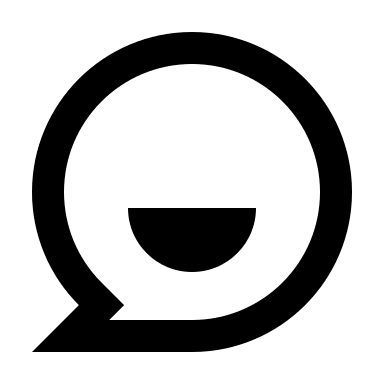 Three-Line Chat Smile Free Open-Source SVG Icon (Remix Icon)