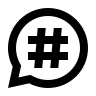 Chat Thread (Line) Free Open-Source SVG Icon