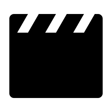 Clapperboard Film Slate (Filled) Free Open-Source SVG Icon (Remix Icon)