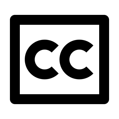 Closed Captioning (Line) Free Open-Source SVG Icon (Remix Icon)