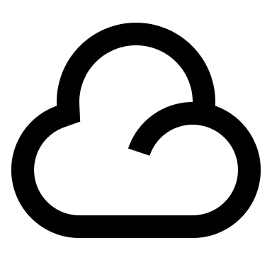 Cloud Design (Line) Free Open-Source SVG Icon (Remix Icon)