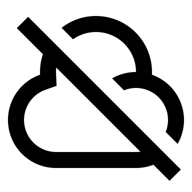 Offline Cloud Storage (Remix) Free Open-Source SVG Icon (Remix Icon)