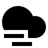 Windy Cloud (Filled) Free Open-Source SVG Icon