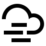 Windy Cloud (Line) Free Open-Source SVG Icon