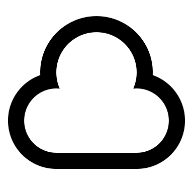 Cloudy Weather (2-Line) Free Open-Source SVG Icon (Remix Icon)