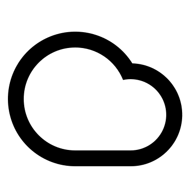 Cloudy Weather Symbol (Line) Free Open-Source SVG Icon (Remix Icon)