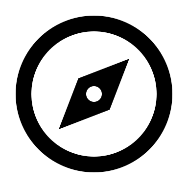 Three-Line Compass Design Free Open-Source SVG Icon (Remix Icon)