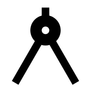 Filled Compasses Free Open-Source SVG Icon (Remix Icon)