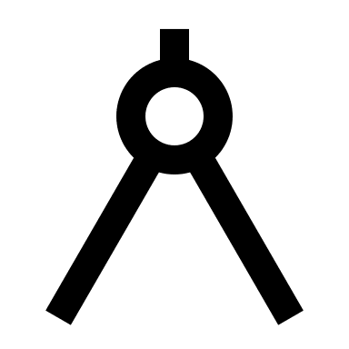 Compasses Tool (Line) Free Open-Source SVG Icon (Remix Icon)