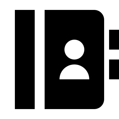 Filled Contacts Book Free Open-Source SVG Icon (Remix Icon)