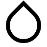 Water Drop Line (Remix) Free Open-Source SVG Icon