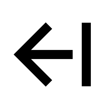 Expand Left Arrow (Line) Free Open-Source SVG Icon (Remix Icon)