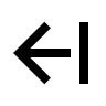 Expand Left Arrow (Line) Free Open-Source SVG Icon