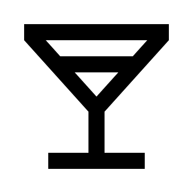 Line Art Goblet Free Open-Source SVG Icon (Remix Icon)