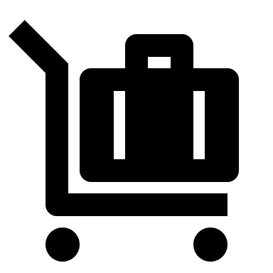 Luggage Cart (Filled) Free Open-Source SVG Icon (Remix Icon)