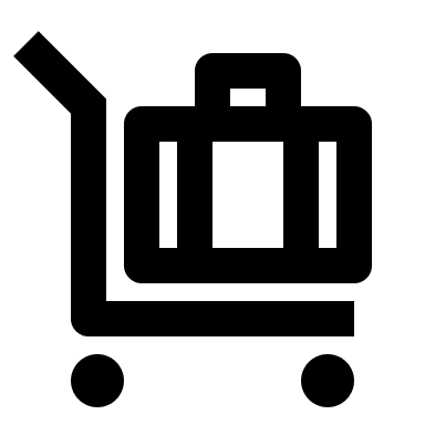 Luggage Cart (Line) Free Open-Source SVG Icon (Remix Icon)