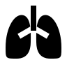 Filled Lungs (Remix) Free Open-Source SVG Icon