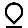 Map Pin Location Marker (Line) Free Open-Source SVG Icon