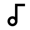 Music Note (Line) Free Open-Source SVG Icon