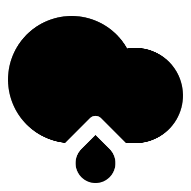 Rainy Weather (Filled) Free Open-Source SVG Icon (Remix Icon)