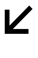 Downward Left Arrow (Rivet) Free Open-Source SVG Icon