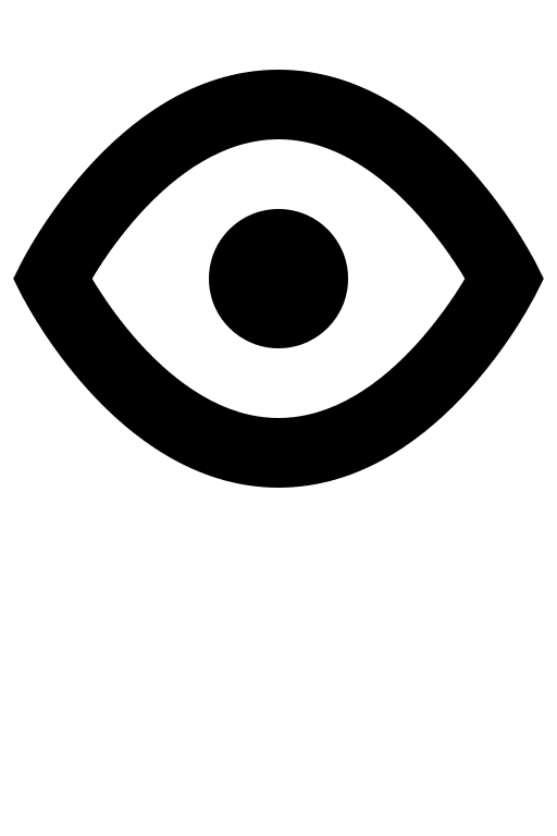 Eye Symbol Free Open-Source SVG Icon (Rivet Icons)