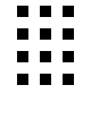 Vertical Grid Layout (Rivet Icons) Free Open-Source SVG Icon