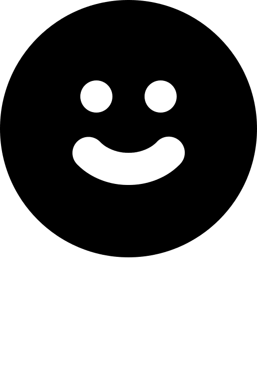 Happy Face (Solid) Free Open-Source SVG Icon (Rivet Icons)