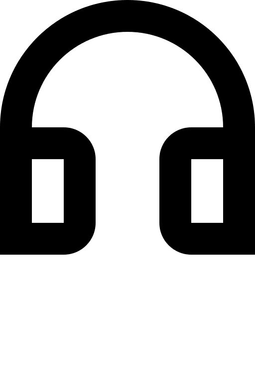 Headphones Free Open-Source SVG Icon (Rivet Icons)