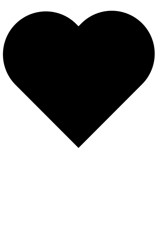 Solid Heart Shape (Rivet) Free Open-Source SVG Icon (Rivet Icons)