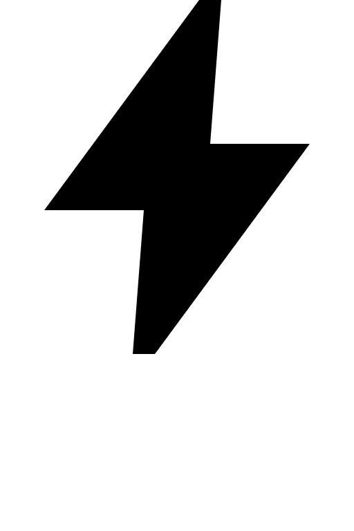 Lightning Bolt Symbol Free Open-Source SVG Icon (Rivet Icons)