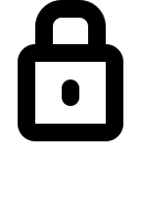 Closed Lock (Rivet) Free Open-Source SVG Icon