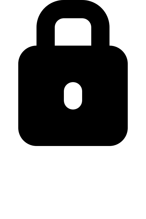 Closed Lock (Solid) Free Open-Source SVG Icon (Rivet Icons)