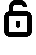 Open Lock (Rivet) Free Open-Source SVG Icon