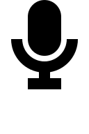 Solid Microphone (Rivet Icons) Free Open-Source SVG Icon