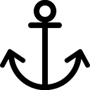 Anchor Symbol (Simple Line) Free Open-Source SVG Icon