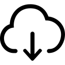 Cloud Download (Line) Free Open-Source SVG Icon