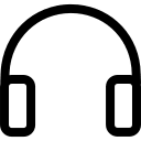 Earphones (Line) Free Open-Source SVG Icon