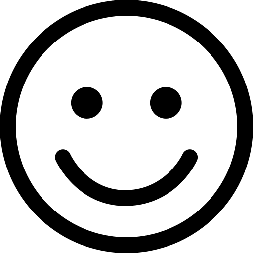 Smiling Emoji Face Free Open-Source SVG Icon (Simple line icons)