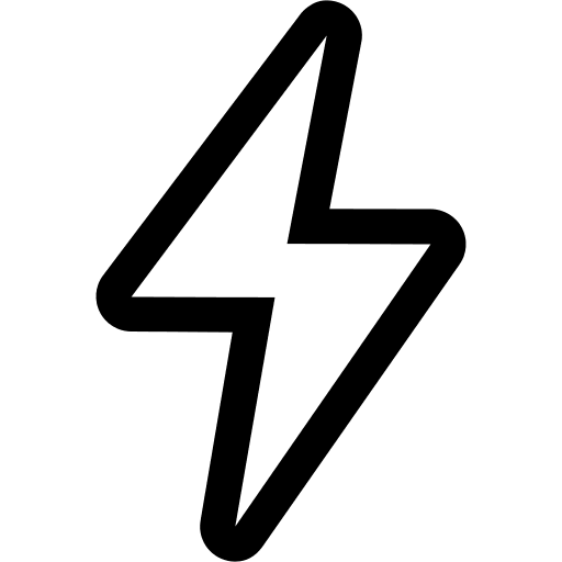 Energy Symbol (Simple Line) Free Open-Source SVG Icon (Simple line icons)