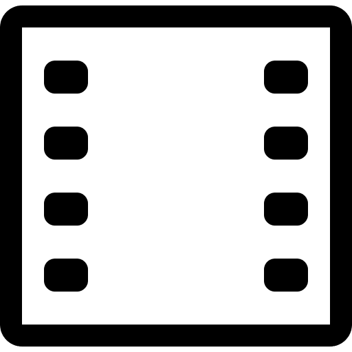 Film Reel (Simple Line) Free Open-Source SVG Icon (Simple line icons)