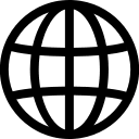 Globe Symbol (Simple Line) Free Open-Source SVG Icon