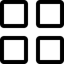 Grid Layout Design (Simple Line) Free Open-Source SVG Icon