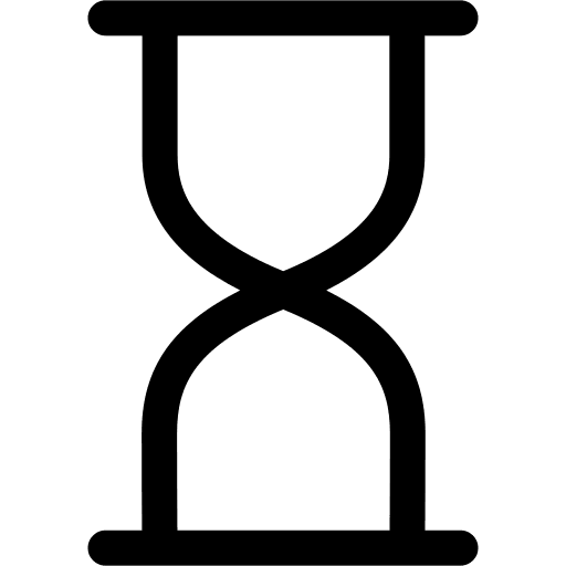 Hourglass Timer (Simple Line) Free Open-Source SVG Icon (Simple line icons)