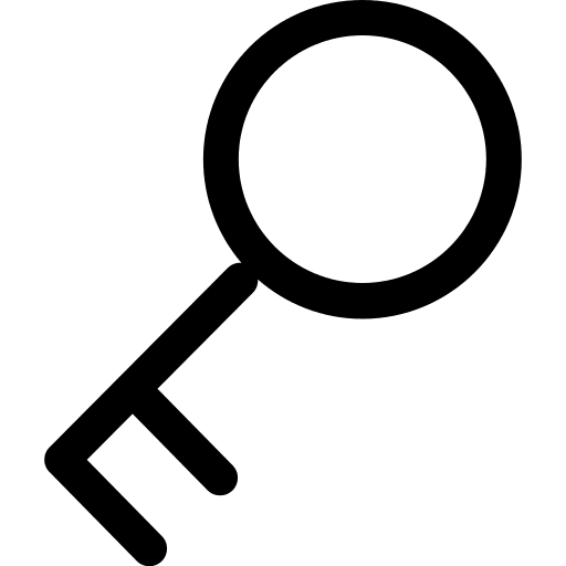 Key Symbol (Line) Free Open-Source SVG Icon (Simple line icons)