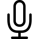 Microphone (Line) Free Open-Source SVG Icon